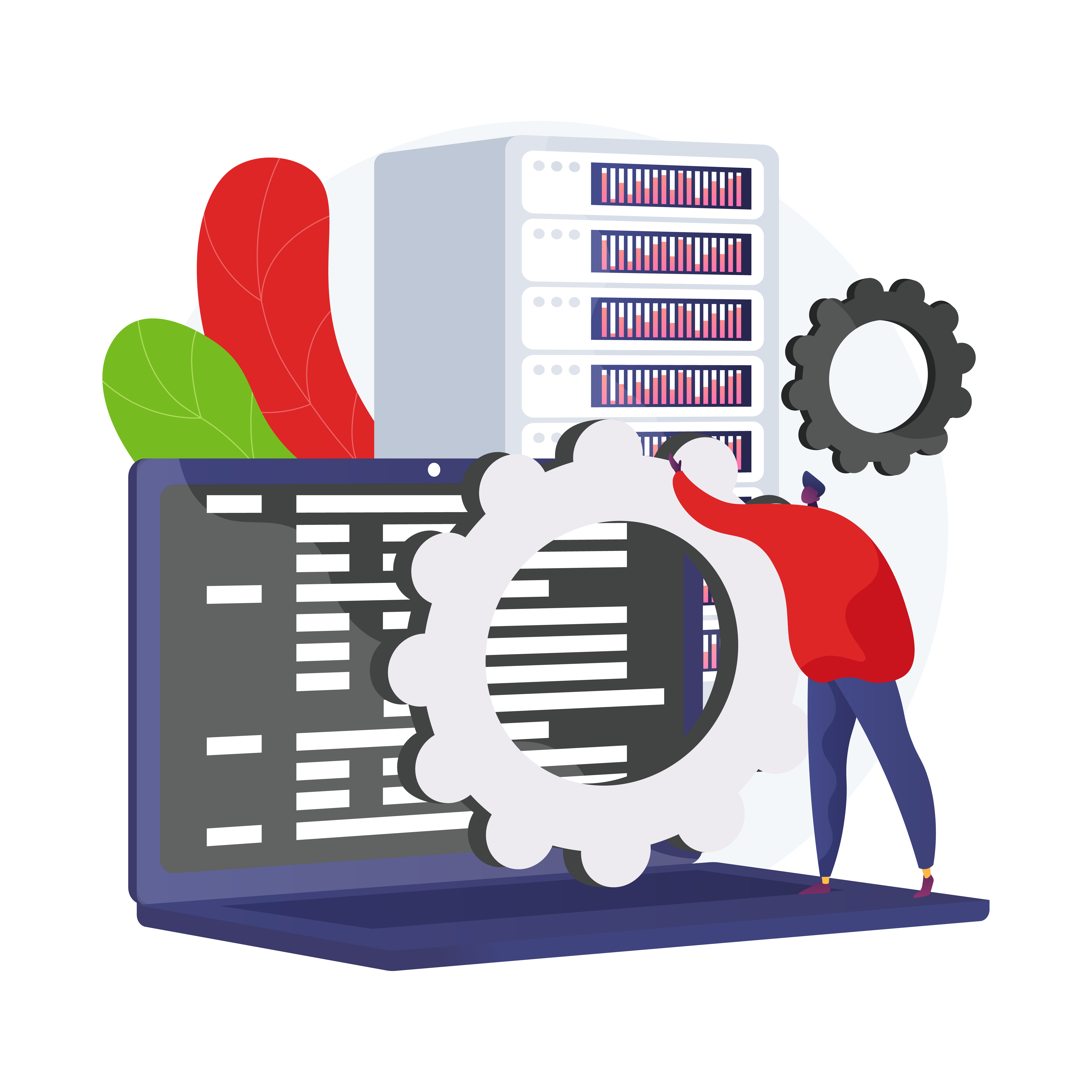 Supply, installation, configuration, testing, commissioning and operating of information technology infrastructure equipment.